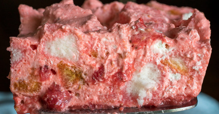 Strawberry Jello Angel Food Cake