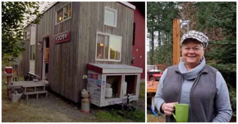 Single Mom Realizes She Has No Retirement Plan, So She Builds Herself An Amazing Tiny House