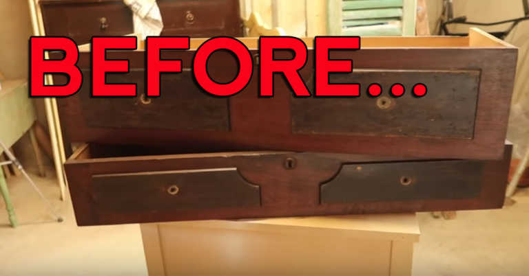 You Won’t Believe What She Does With These Old Dresser Drawers!