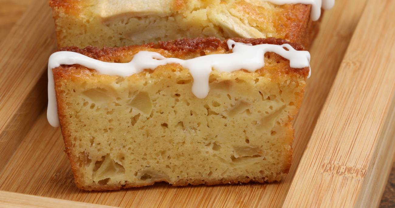 Fresh Apple Loaf Cake Recipe - Through My Front Porch