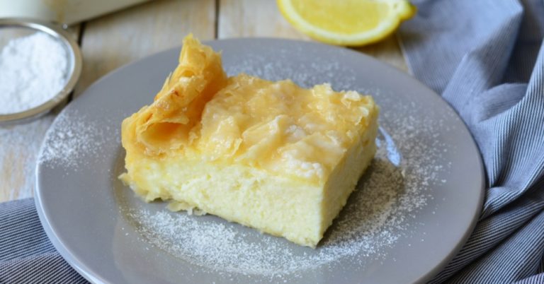 Greek Milk Custard Pie