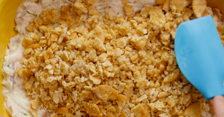 Creamy and Golden Ritz Chicken Casserole