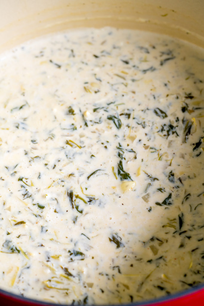 Spinach and Artichoke Dip Soup | 12 Tomatoes