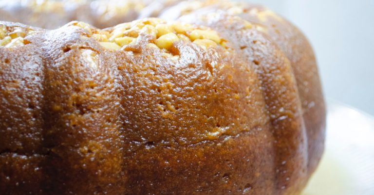 Golden Rum Cake