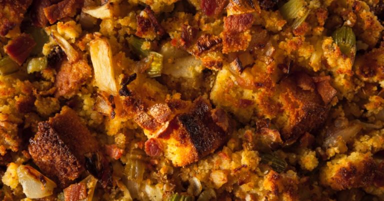 Bacon Cornbread Stuffing