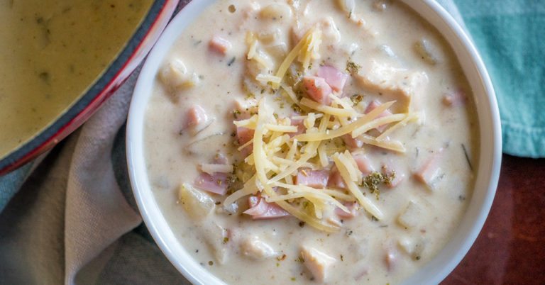 Creamy Chicken Cordon Bleu Soup