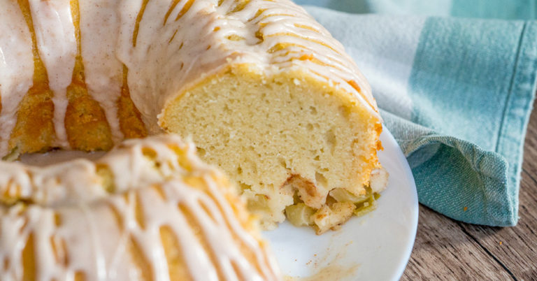 Apple Bottom Bundt Cake