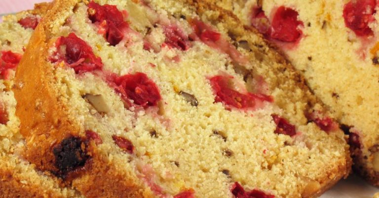 Cranberry Cake Loaf
