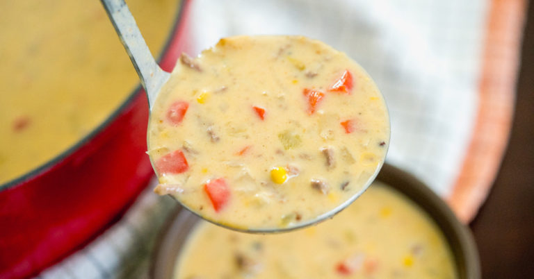 Cheesy Cowboy Soup