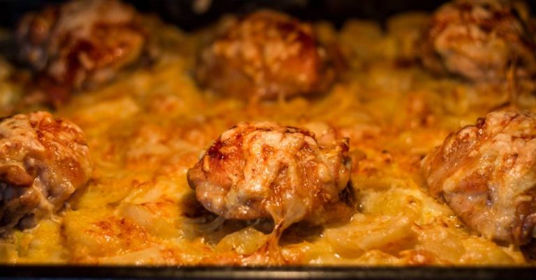 Chicken Potato Cheese Bake