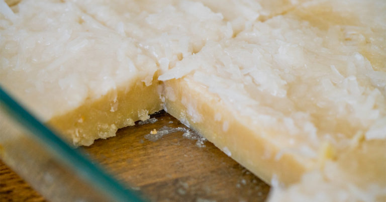 Catch A Husband Coconut Custard Cake