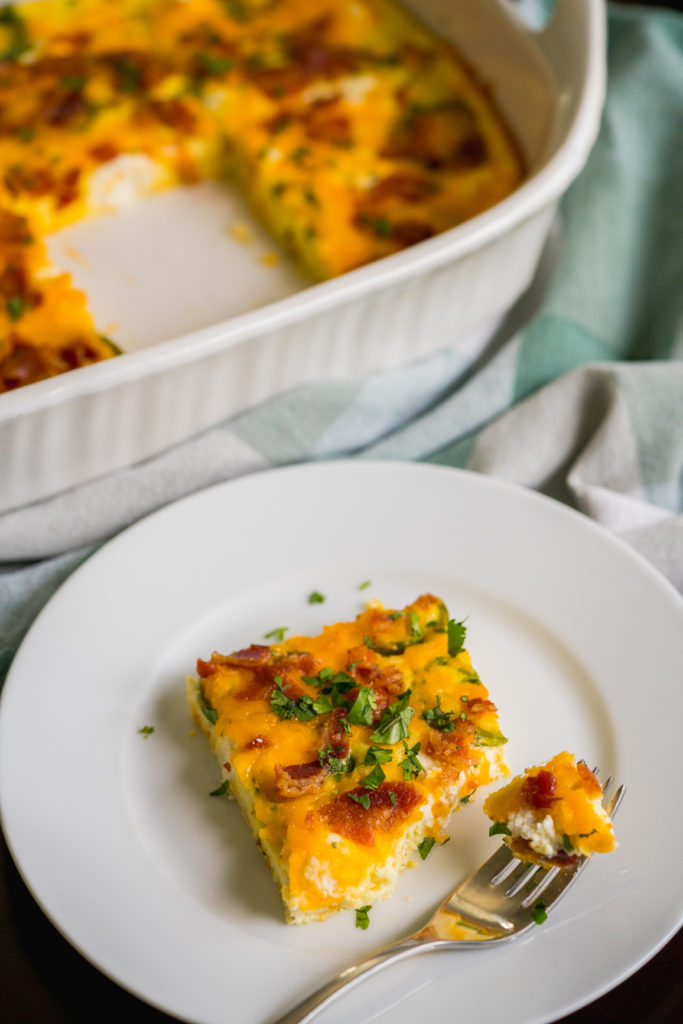 Jalapeño Popper Breakfast Casserole | 12 Tomatoes