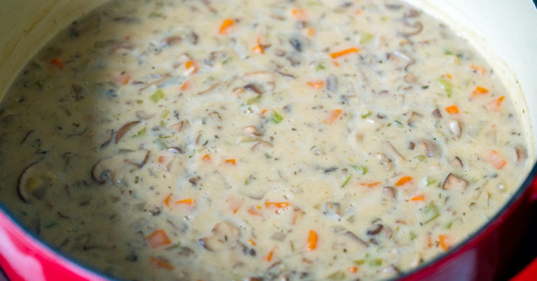 Extra Creamy Mushroom Soup