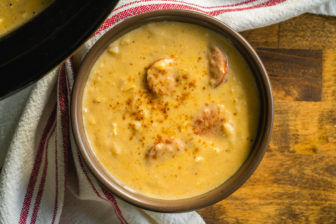 Slow Cooker Cajun Potato Soup | 12 Tomatoes