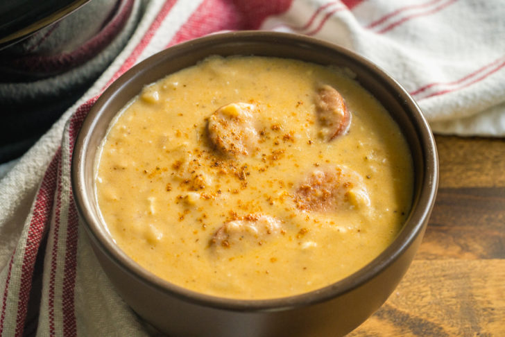 Slow Cooker Cajun Potato Soup | 12 Tomatoes