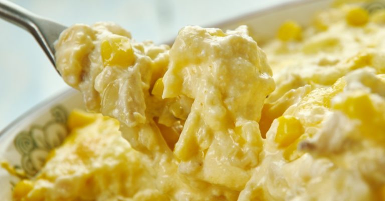 Creamy Corn Pasta Casserole