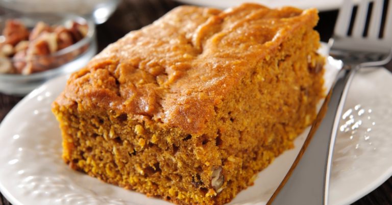 Pumpkin Pecan Coconut Cake