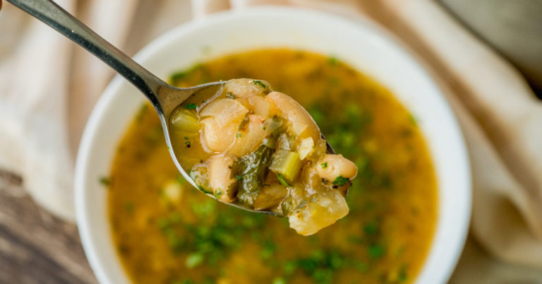 Greek Fasolada Bean Soup