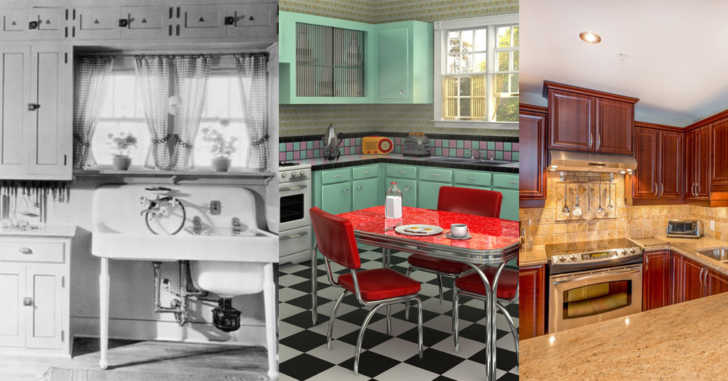 THEN AND NOW: How US Kitchens Have Evolved