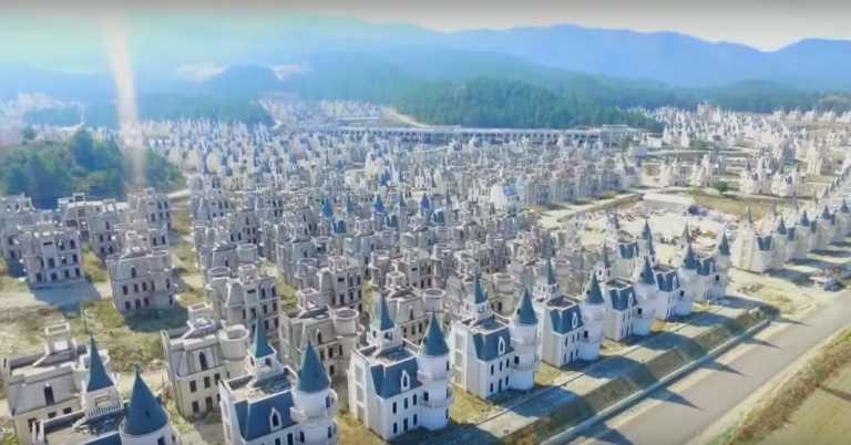 The Creepiest Place on Earth: Entire Neighborhood of Abandoned Disney-style Castles