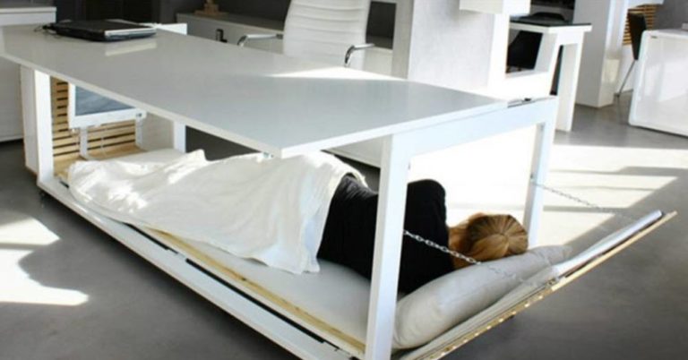 A ‘Nap Desk’ Can Help You Be More Productive At Work