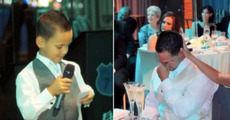 Dad Asks 7-Year-Old To Be His ‘Best Man’ Not Knowing He’d Bring Audience To Tears