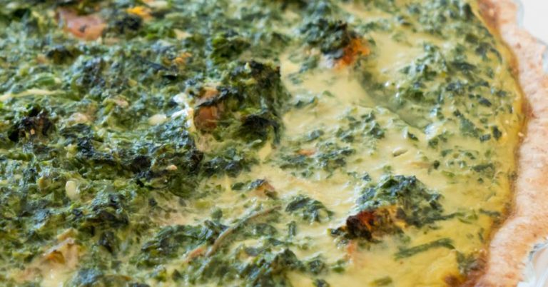 Baked Spinach Quiche