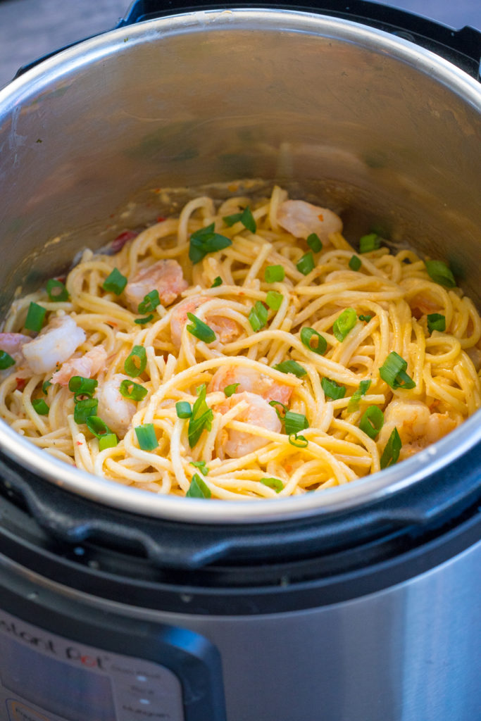 Instant Pot Bang Bang Shrimp Pasta | 12 Tomatoes