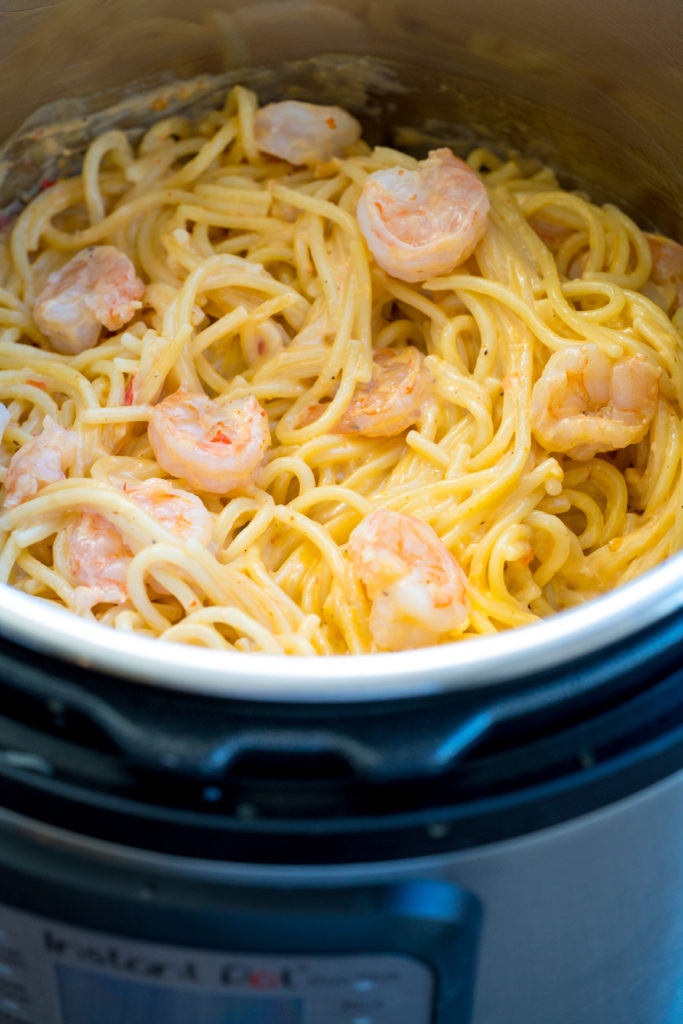 Instant Pot Bang Bang Shrimp Pasta | 12 Tomatoes