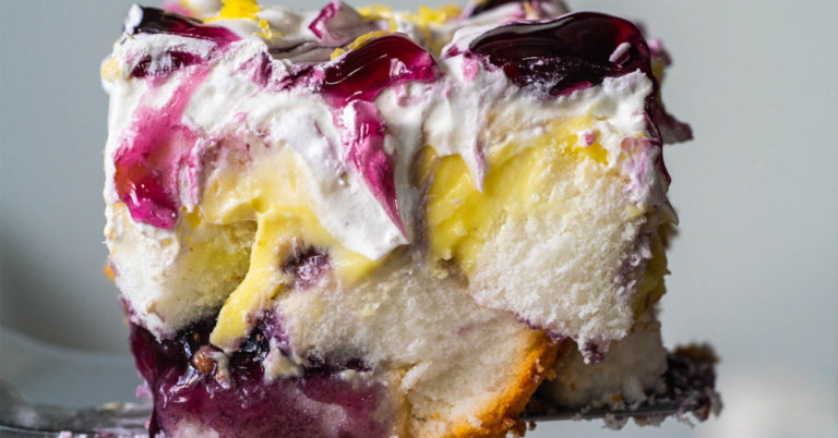 Lemon Blueberry Heaven on Earth Cake