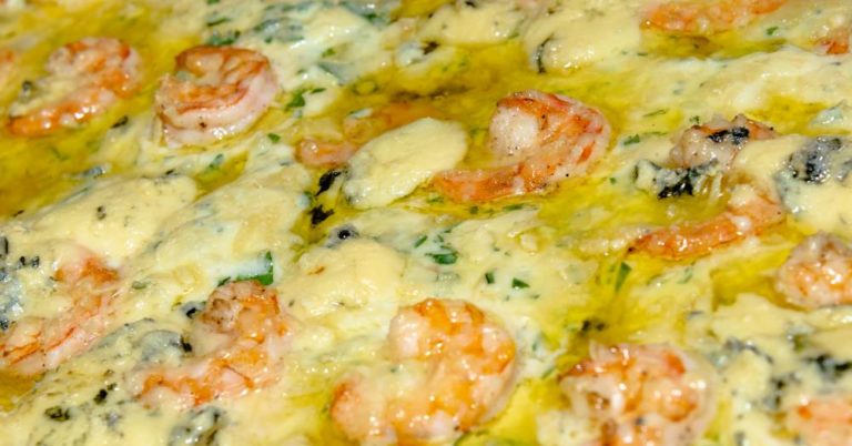 Shrimp and Four Cheese Lasagna