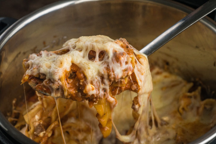 Instant pot lasagna with best sale cottage cheese