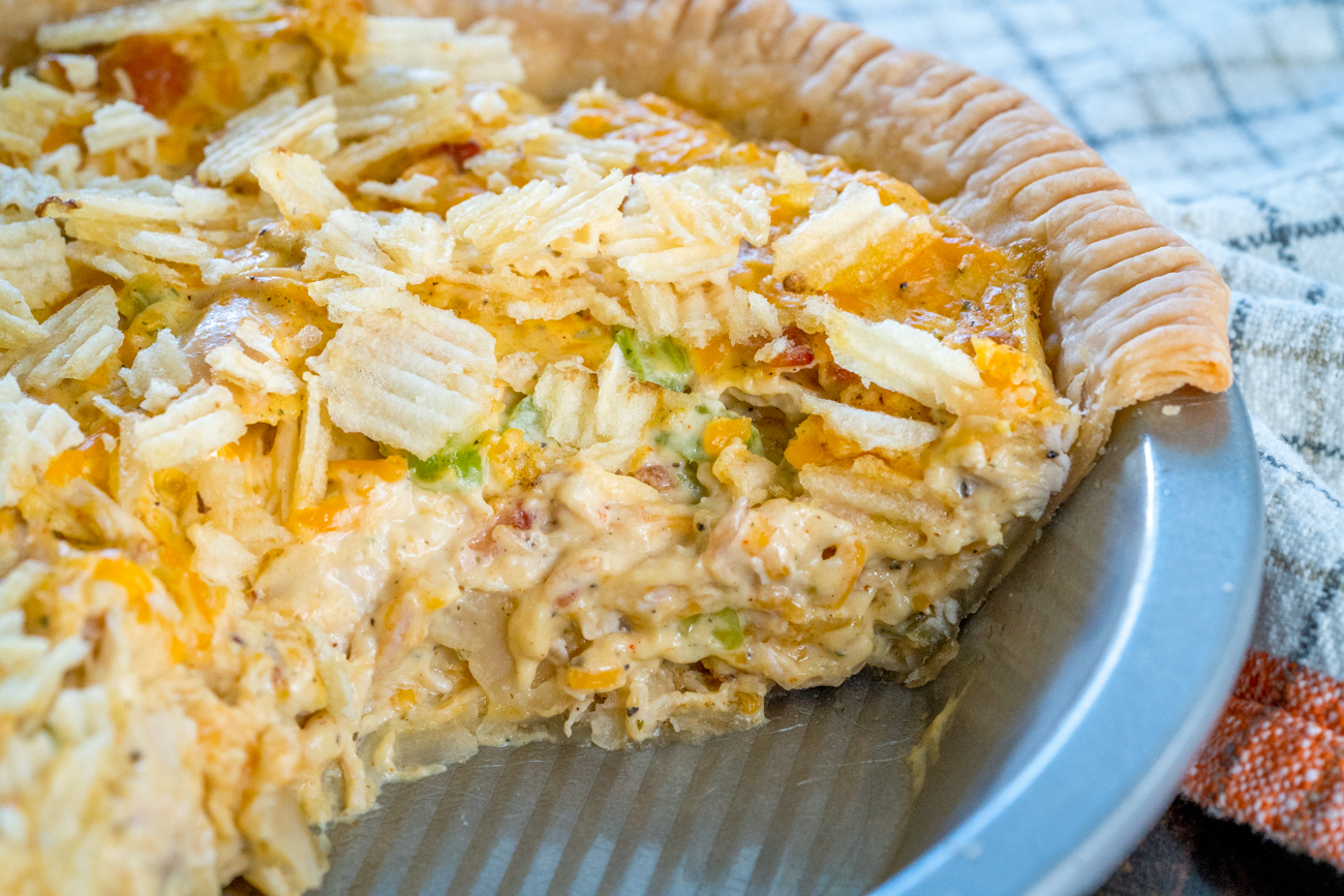 Baked Chicken Salad Pie 12 Tomatoes