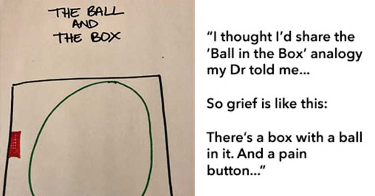 After Losing Loved One, Woman Explains Grief Using ‘Ball In The Box’ Analogy