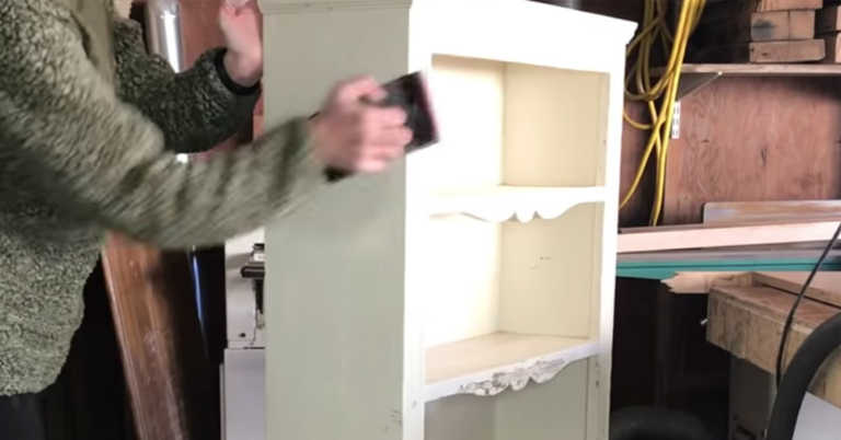 How To Turn An Old Bookshelf Into A Pantry