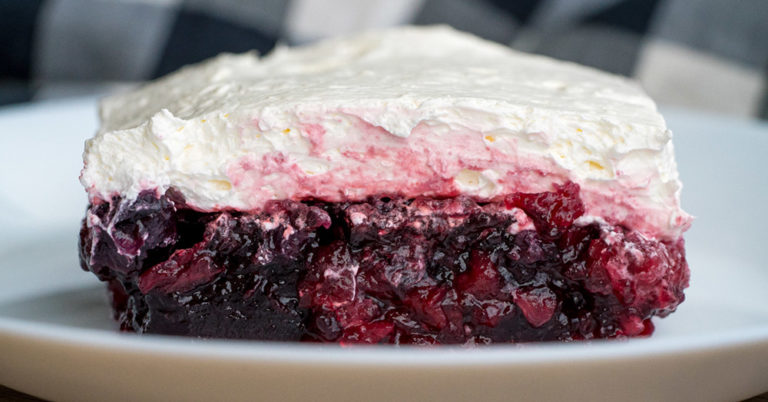 Blueberry Cloud Jello Salad