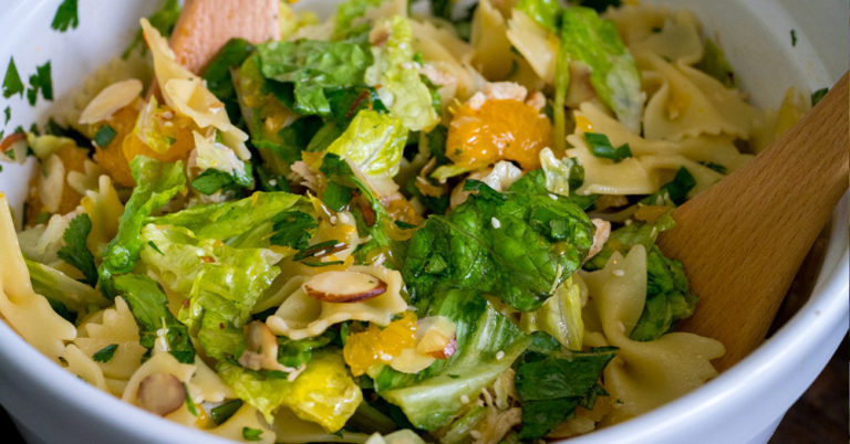 Asian Sesame Chicken Pasta Salad