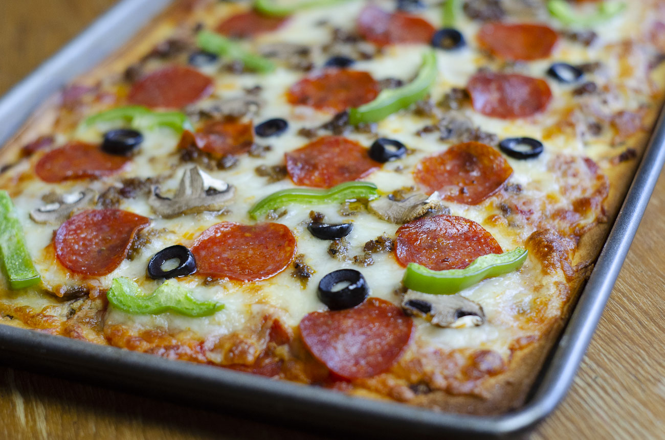 Sheet Pan Pizza - Crazy for Crust