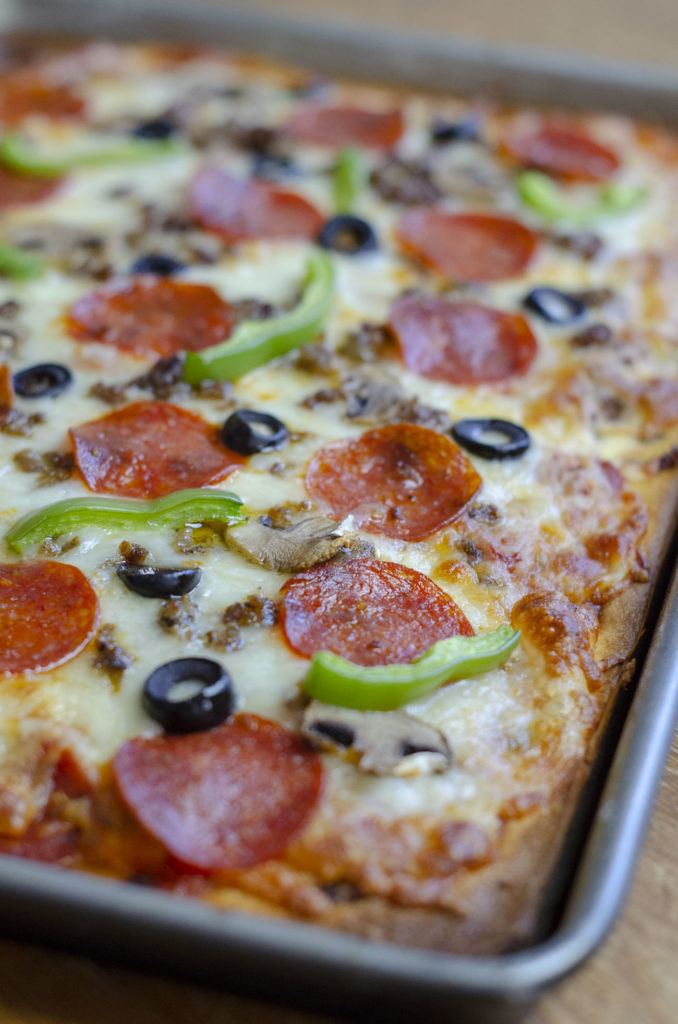 Sheet Pan Pizza - Crazy for Crust