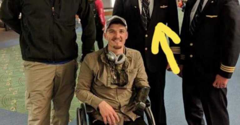 Pilot Asks Man In Wheelchair If He Was In The Military Only To Find Out He Saved His Life