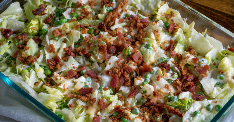 Make-Ahead Salad Casserole