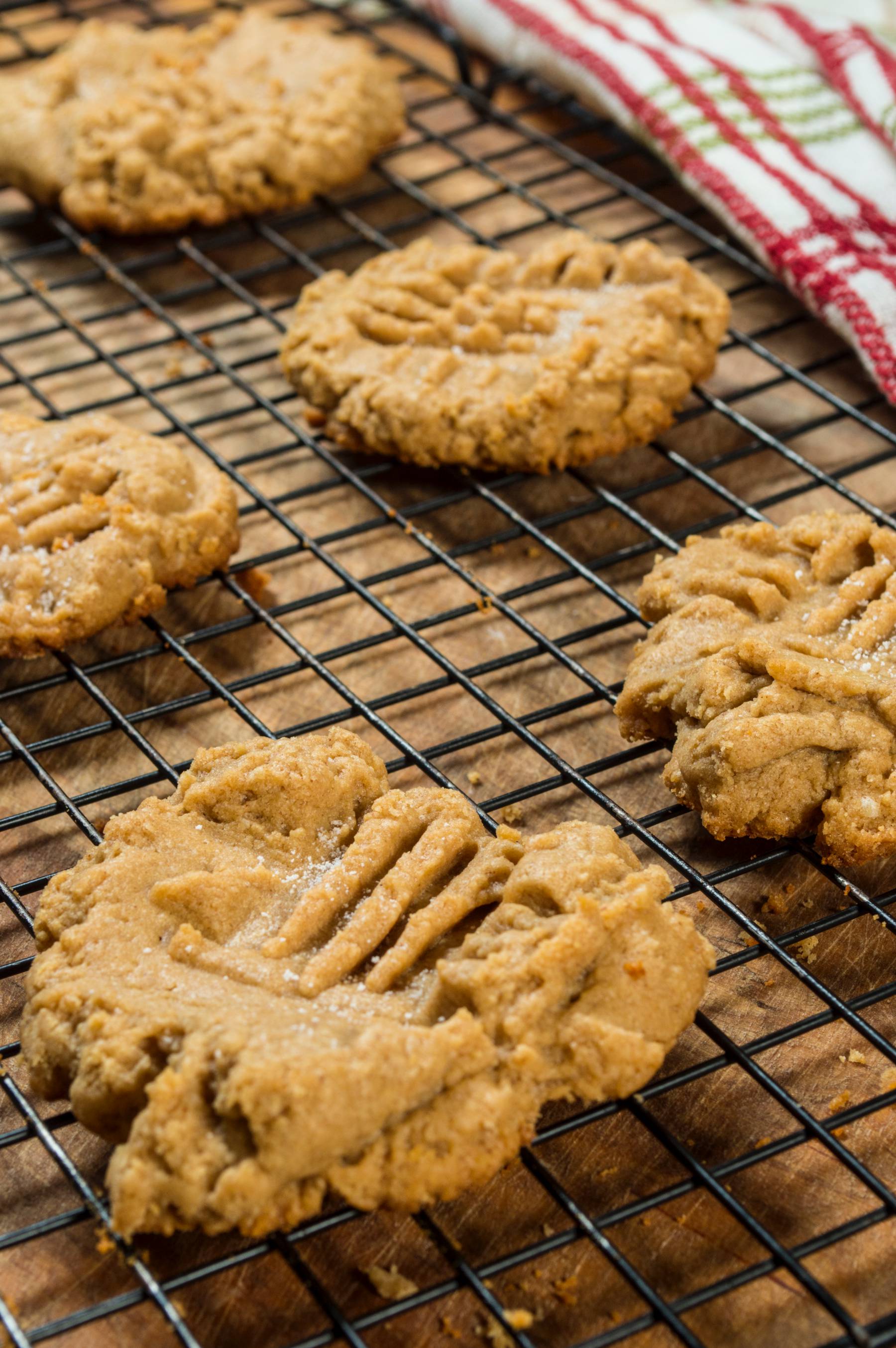 Peanut butter cookies store with honey