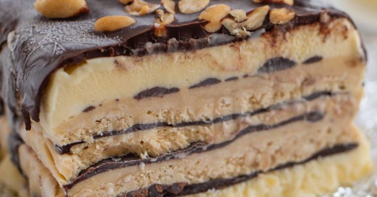 Peanut Butter Icebox Layer Cake