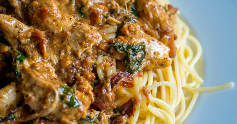 Slow Cooker Tuscan Chicken