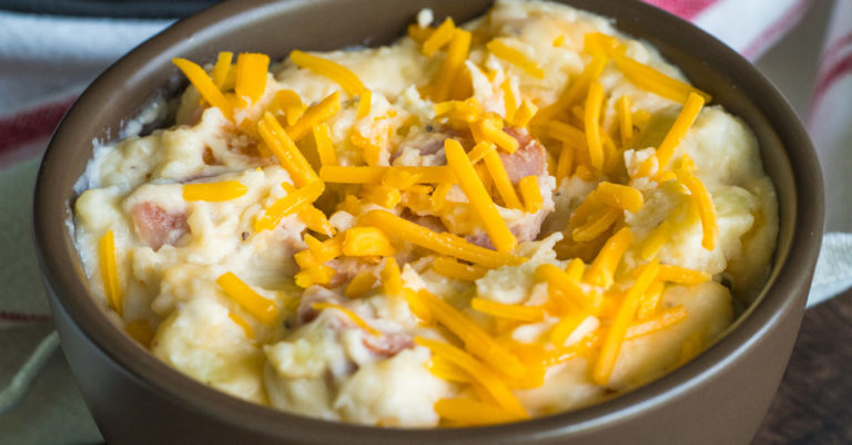 Slow Cooker Pierogi Kielbasa Casserole