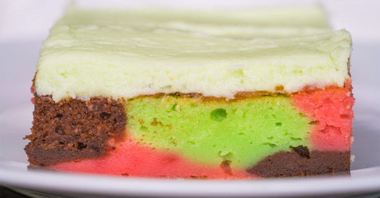 Swirled Spumoni Cake