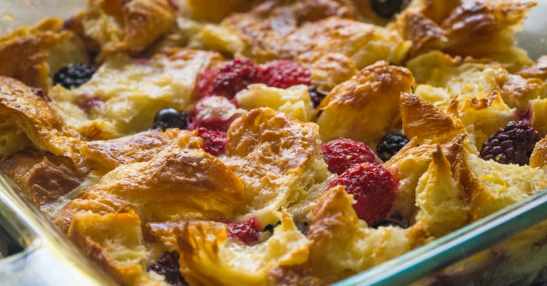 Berry Croissant French Toast Puff
