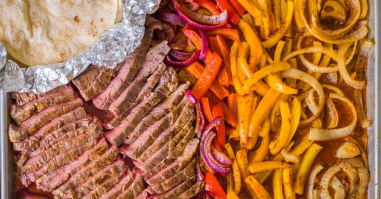 Sheet Pan Steak Fajitas