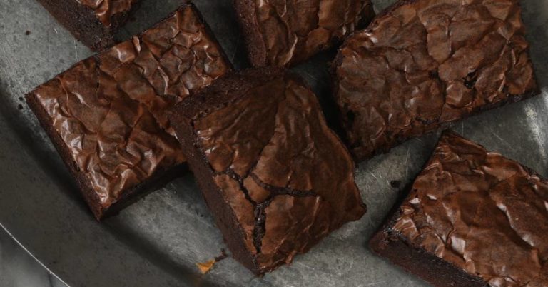 The Best Dark Chocolate Brownies