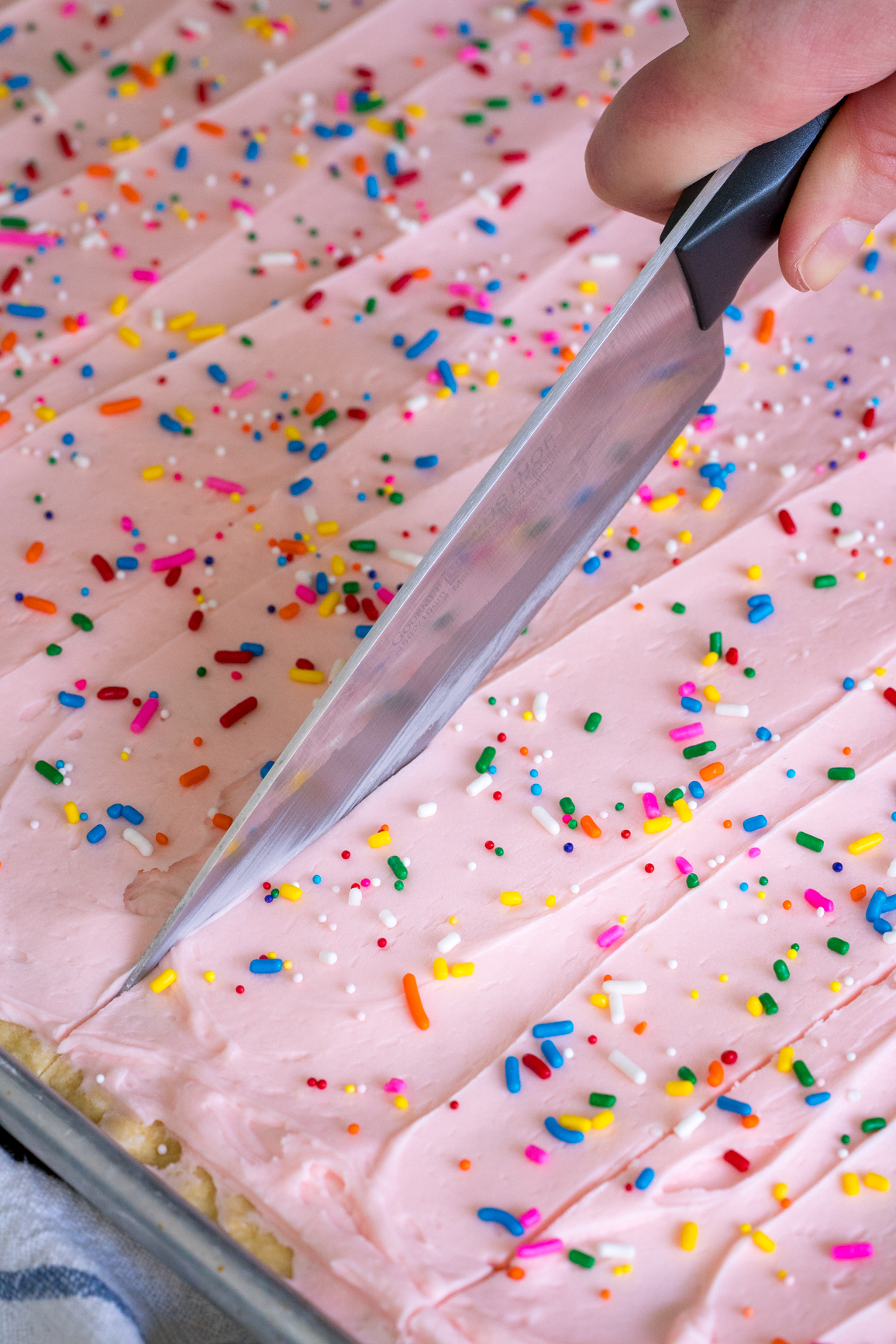 Sugar Cookie Bars (sheet pan) - Together as Family